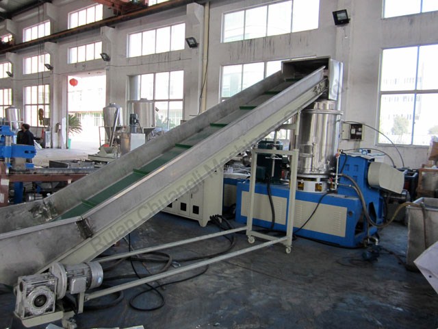 Water-ring Cutter Type Single-stage Waste PE/PP Film Recycling Machine
