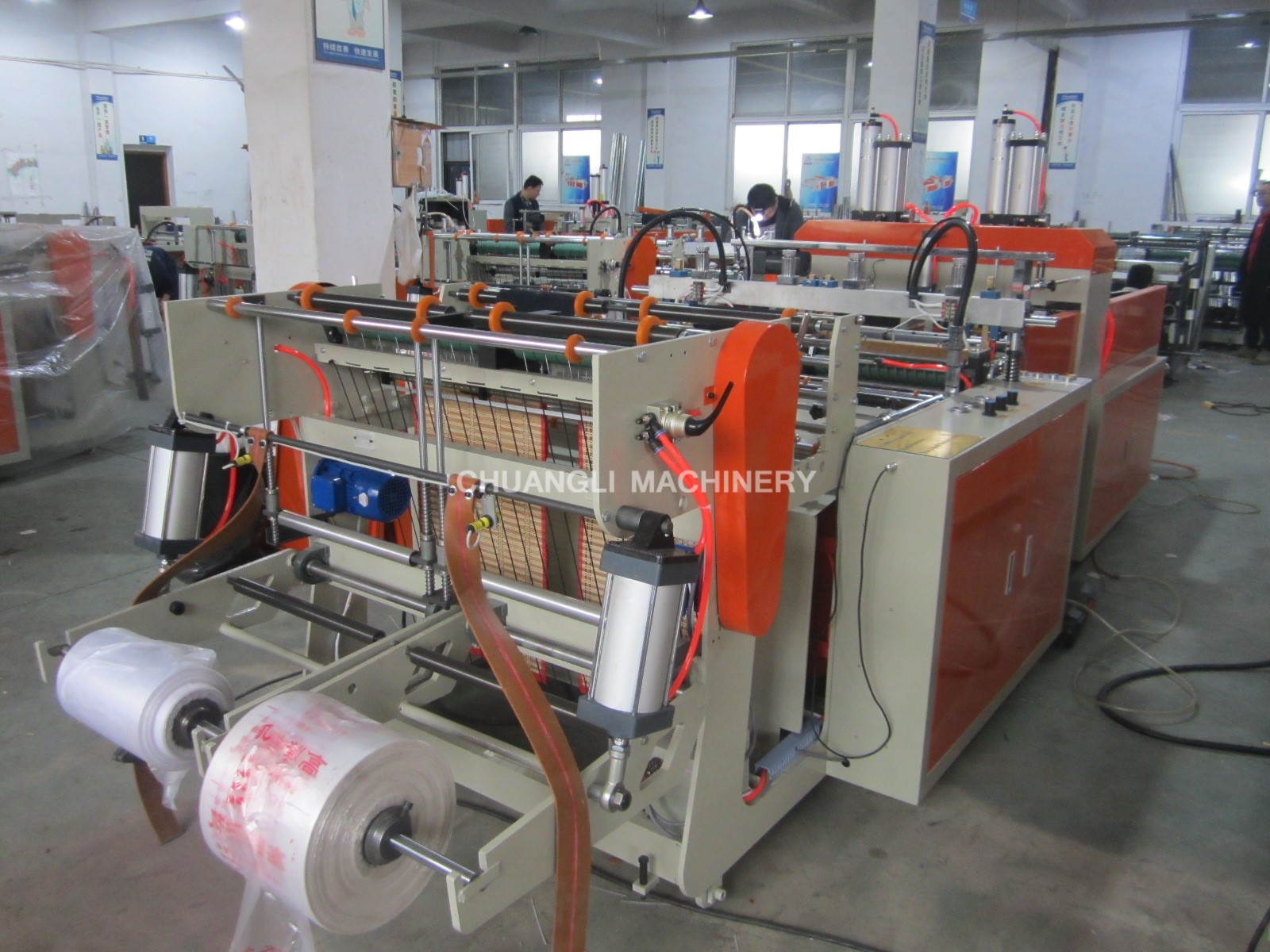 High-speed Full Auto Two-line Biodegradable Bag Making Machine