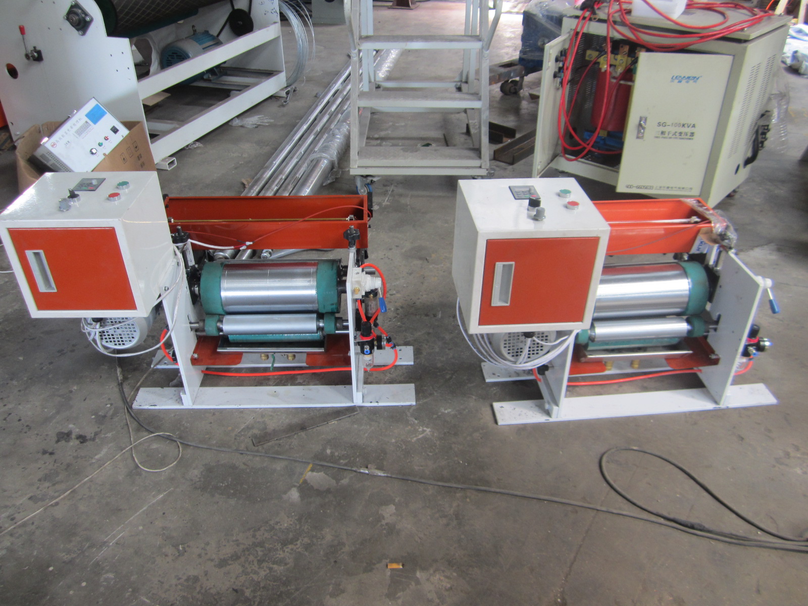 On-line One-color Flexographic Printing Machine with Film Blowing Machine